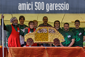 Staff aperitivo raduno FIAT500 epoca a Garessio