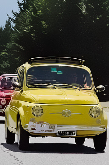 foto Raduno Fiat 500 d'epoca VDA - La Thuile-Morgex